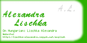 alexandra lischka business card